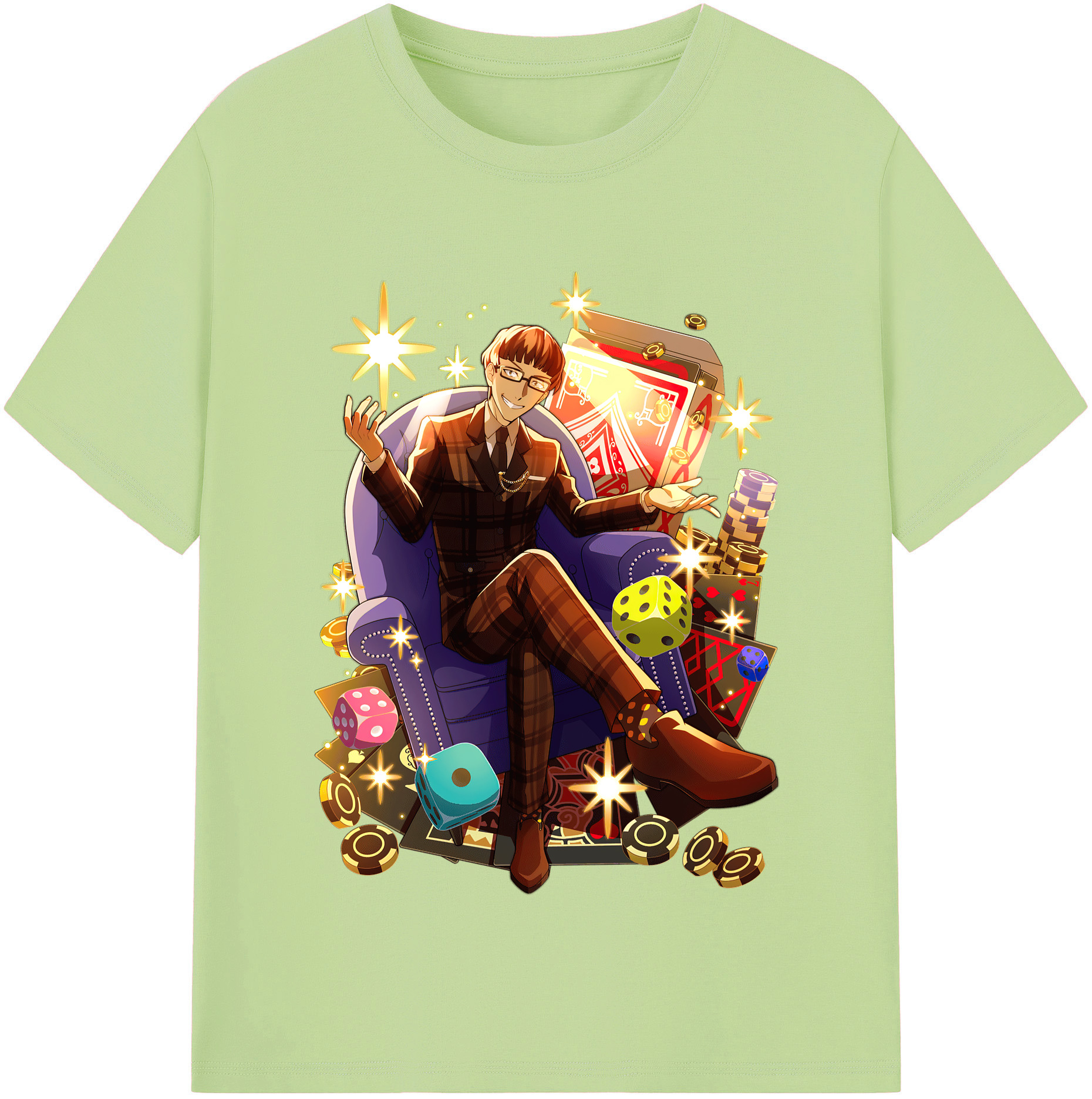 （画像用） 文豪ストレイドッグス Bungo Stray Dogs 綿100％半袖Tシャツ（フロントプリント）